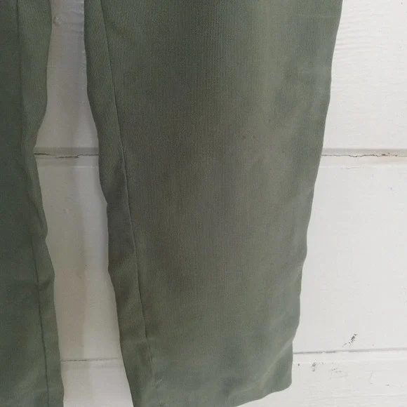 Paige Women's Becca High Waisted Laurel Green Pants Tapered Pockets Size 6 - Picture 12 of 16